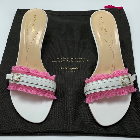 Kate Spade Slip On Heel Sandal Shoe SZ 9 M Sale 👛 - Picture 2 of 8